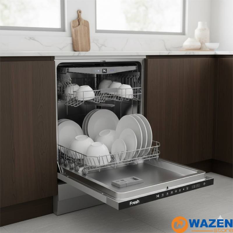 سعر ومواصفات غسالة اطباق فريش 14 فرد موديل 2025 في مصر مع أفضل العروض والنصايح لاختيار الغسالة المناسبة للمطبخ والعيلة