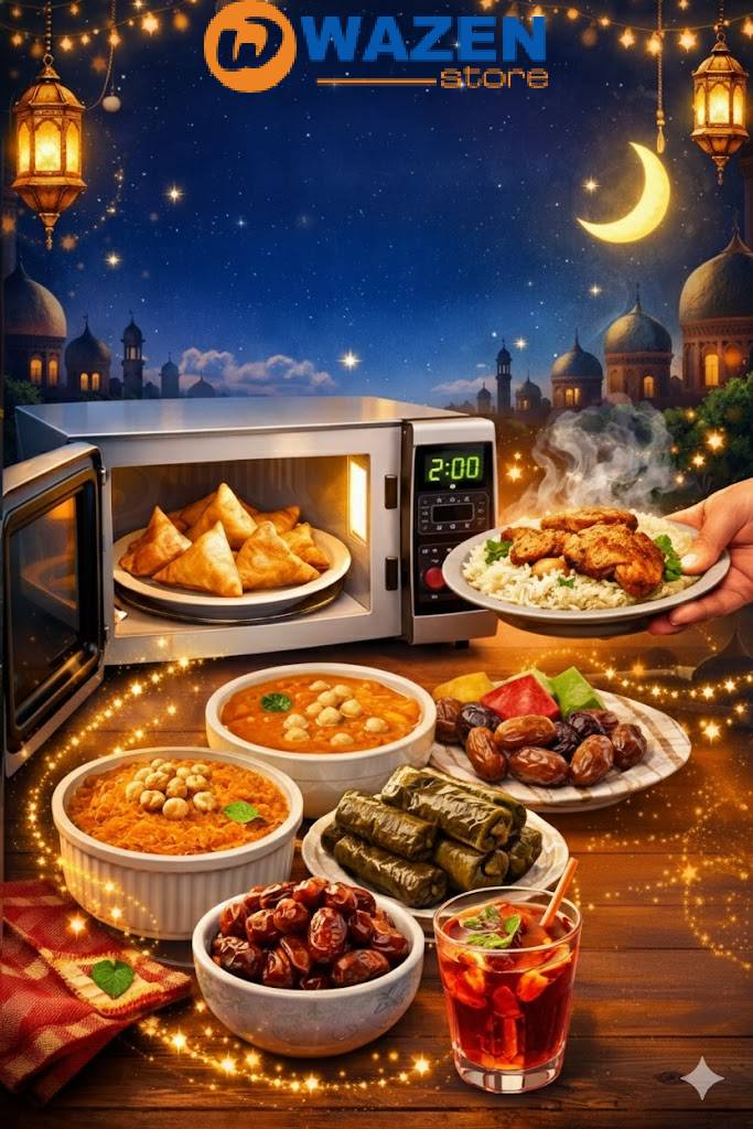 إعادة تسخين بقايا أكل رمضان في الميكروويف بسرعة وسهولة