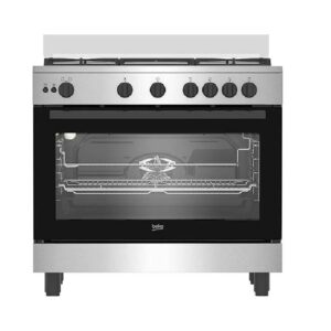 اشتري الان بوتاجاز بيكو غاز 90 سم 5 شعلات ستانلس ستيل BGGR 12113 GXF