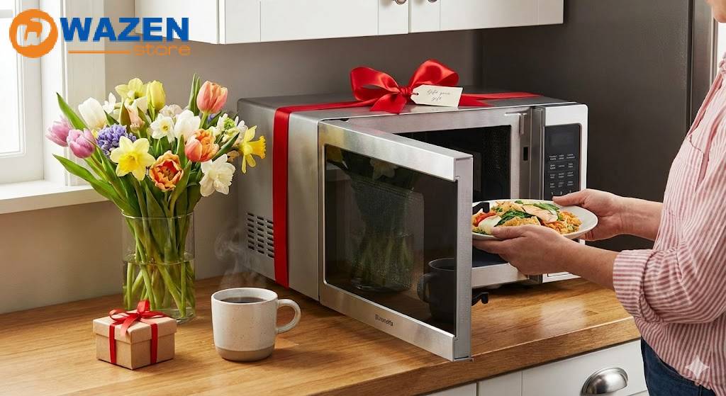 "الميكروويف الكهربائي كهدية عيد الأم للمطبخ الحديث"الميكروويف الكهربائي كهدية عيد الأم للمطبخ الحديث