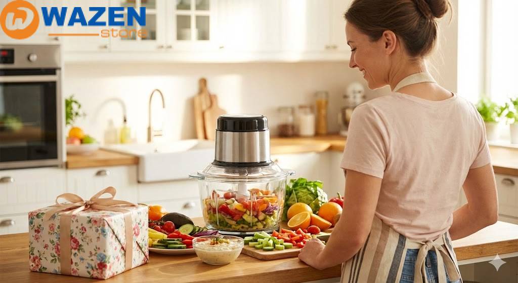 محضر طعام كهربائي عملي وسهل الاستخدام لهدايا عيد الأم