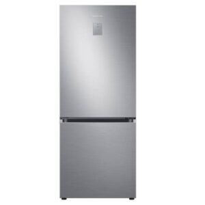 ثلاجة سامسونج كومبي 340 لتر بابين بتقنية الإنفرتر فضي RB34C671ES9-MR