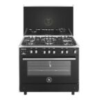 احصل علي بوتاجاز يونيون إير ماكس 12 غاز 5 شعلات أسود C69SS-GC-447-IFSO-M12-AL