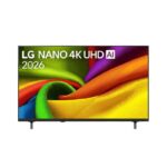 شاشة إل جي 65 بوصة سمارت 4K UHD بنانو سيل مع رسيفر داخلي وماجيك ريموت، جودة صورة فائقة الوضوح وألوان واقعية بتقنية HDR، تصميم أنيق بدون إطار وتجربة مشاهدة ذكية وسلسة.