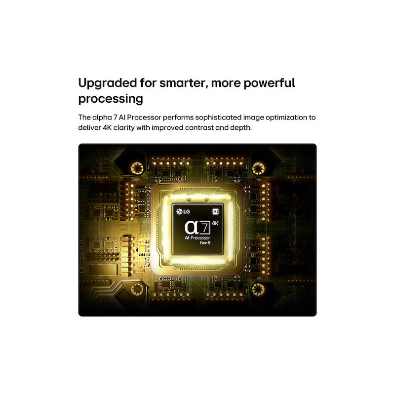 شاشة إل جي 50 بوصة سمارت 4K UHD بنانو سيل مع رسيفر داخلي وماجيك ريموت، جودة صورة فائقة الوضوح وألوان واقعية بتقنية HDR، تصميم أنيق بدون إطار وتجربة مشاهدة ذكية وسلسة.